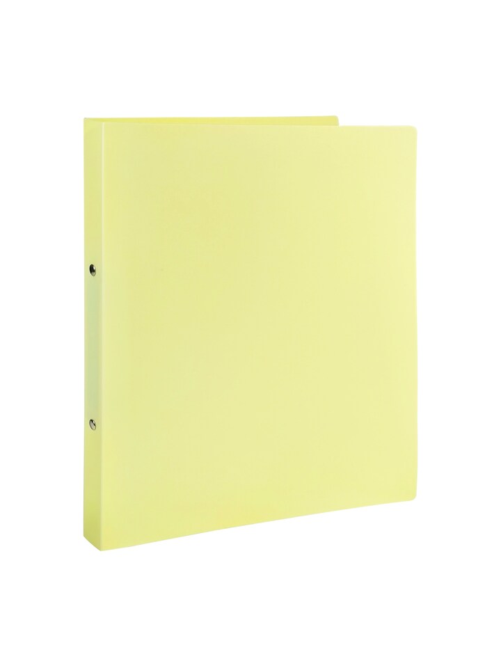 image 1 of Pack of 5 Pastel Yellow A4 Ring Binders | Yellow | 5