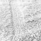 image 5 of Marlborough Bamboo Cotton Bath Mat - White