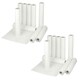 image 2 of 2 x White Hygiene Couch Roll 20"x40m Rolls Great For Medical Practices, Massage Tables & Beauty Rooms