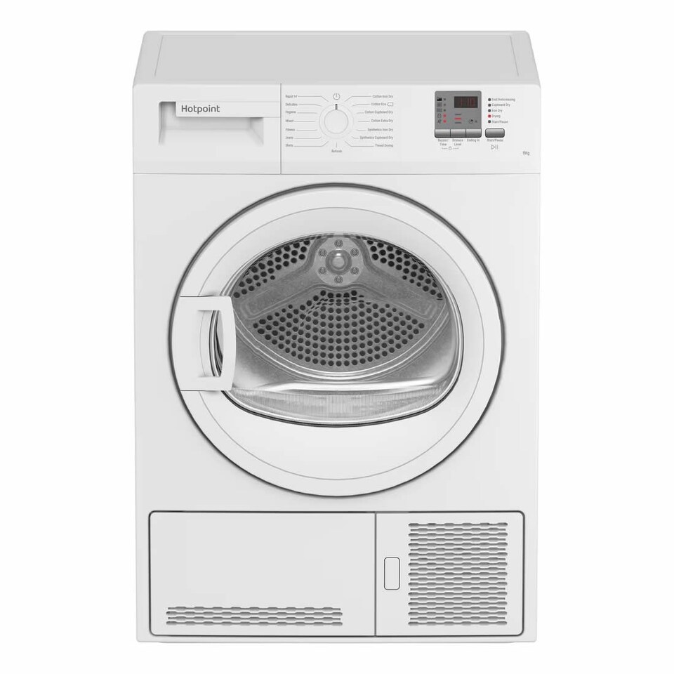 image 1 of Hotpoint CHD-C82WW-GD-UK 8kg Load Condenser Tumble Dryer Class B White