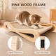 image 5 of PawHut 2 in 1 Sisal Cat Scratcher Bed Cat Scratching Board and Lounger