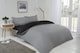 image 3 of Brights Reversible Duvet King Bed BlackGrey