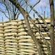 image 4 of Primrose Split Hazel Hurdle Fence Panel Natural Handwoven Weave 6ft x 3ft
