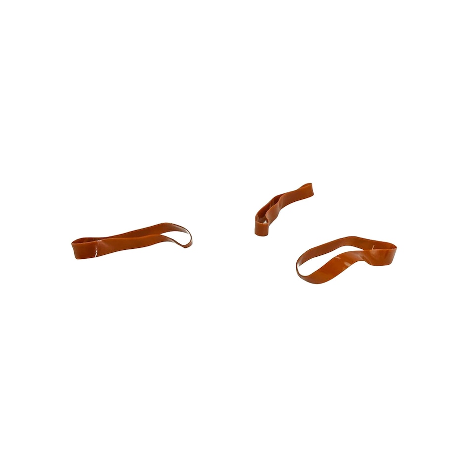 image 1 of Lincoln Silicone Plaiting Bands (500 Pack) - Brown - One Size