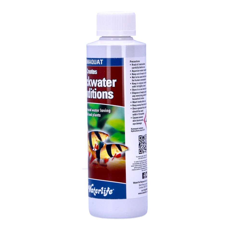 image 1 of Waterlife Humaquat 250ml Aquatic Treatment for Healthy Aquarium Water | Brown