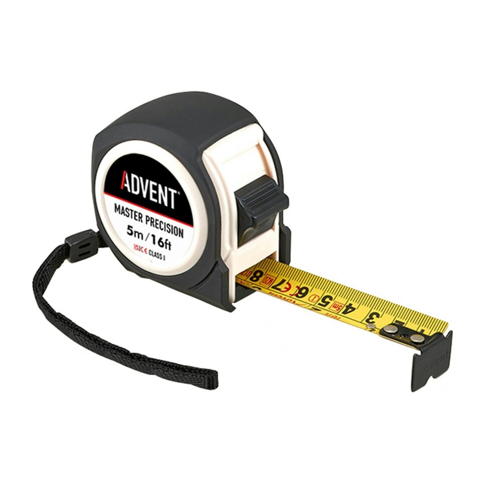 Advent Master Precision Class 1 Tape 5m/16ft (width 25mm) - Multi Colour - One Size