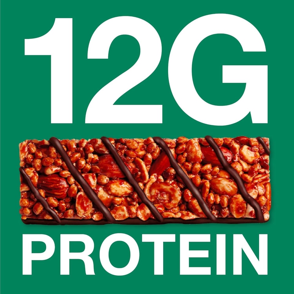 image 1 of KIND Protein Bars, Gluten Free Snack Bars, Hazelnut Dark Chocolate, High Fibre, Healthy Snack, Source of Protein, Multipack 12 x 50g,Packaging may vary