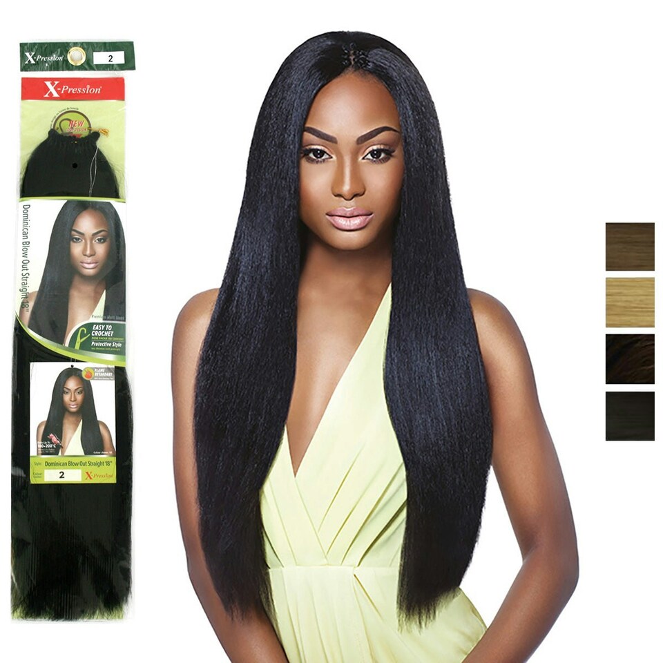 image 1 of X Pression  Syn Dominican Blow Out Straight Braid Multi | 27 | 14 inch