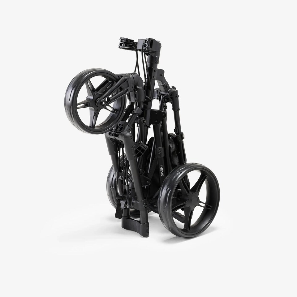 image 1 of Decathlon 3-wheel golf trolley Inesis 900 360° black