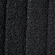 image 7 of Set of 4 Teddy Faux Fur Stitched Design Dining Chairs Black Bella by MCC