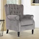 image 1 of Windsor Luxury Pushback Recliner Armchair Grey