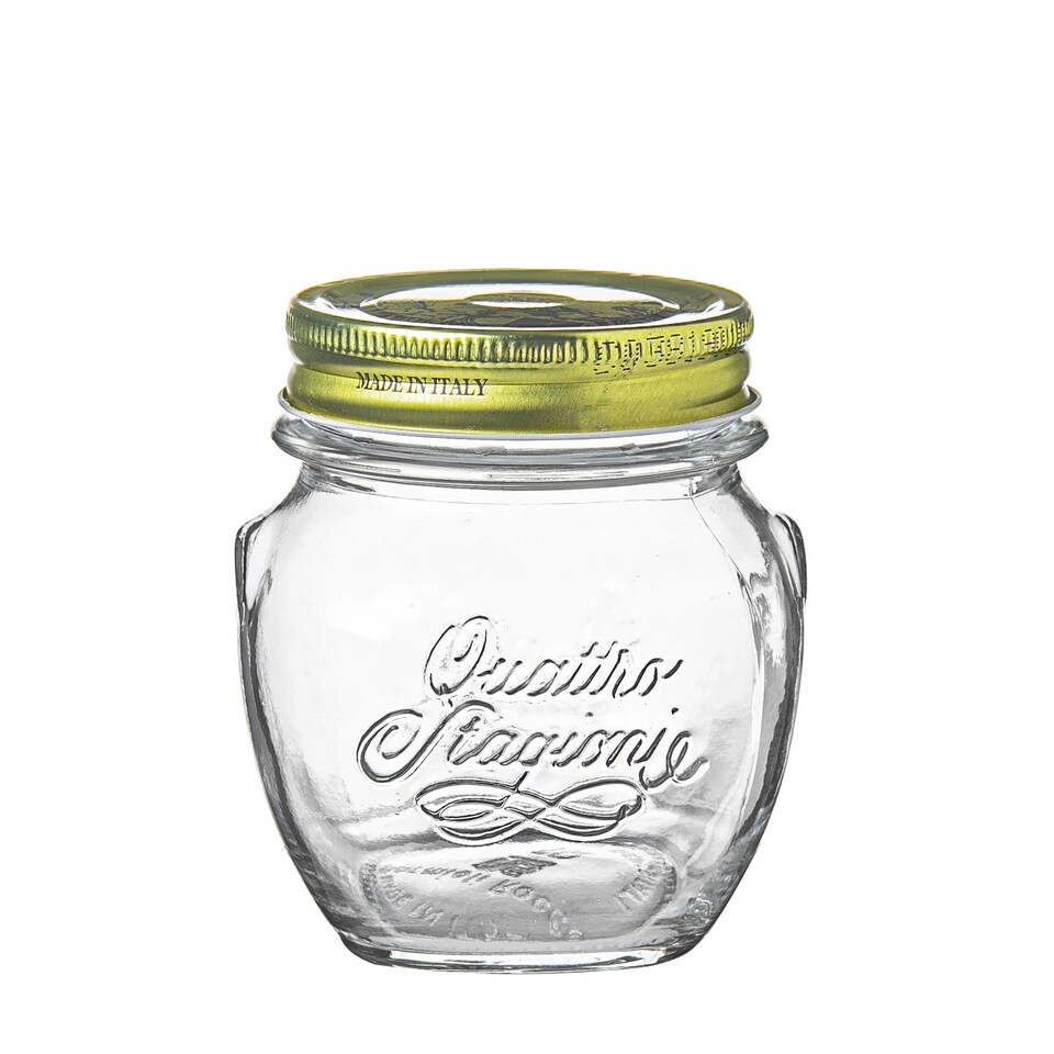 image 1 of Bormioli Rocco Quattro Stagioni Glass Preserving Jars - 300ml - Clear - Pack of 4