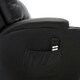 image 4 of Cinemo Dual Motor Rise Recliner Bonded Leather Heat & Massage Chair (Black)