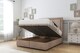 image 2 of Sloomy Lancaster Mink Naples Ottoman Bed With Mattress With 54" Floor Standing Headboard 3' Single