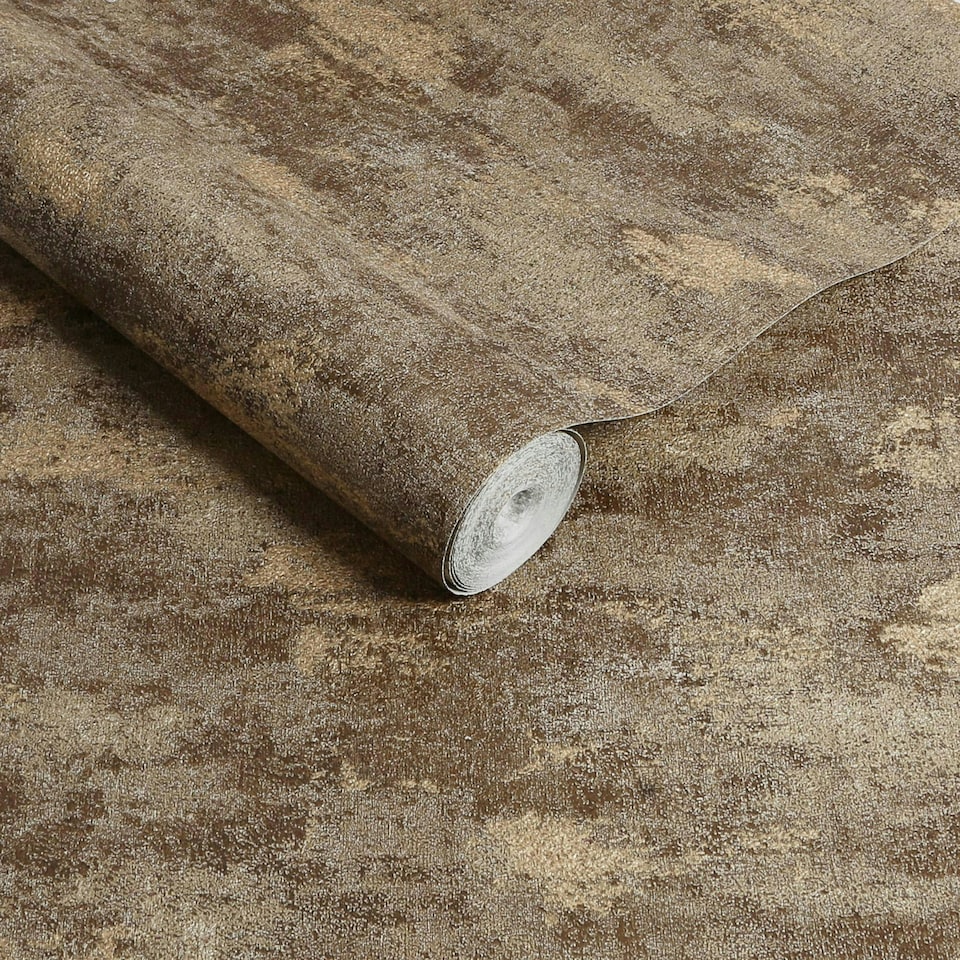 image 1 of Boutique Urban Plaster Bronze Texture Wallpaper Bronze | Bronze