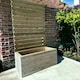 image 3 of Norfolk Planter and Trellis (Pack of 2) - Wood - L150 x W40 x H150 cm | Brown
