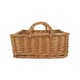 image 3 of Medium Wicker Rectangular Display Basket Brown | Brown