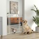 image 2 of PawHut Stair Gate with Cat Door, Adjustable Width, 76-104cm and 106cm Tall