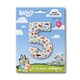 image 2 of Bluey Number 5 Giant Foil Helium Balloon 66cm / 26 in