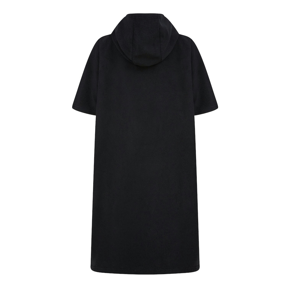 image 1 of Towel City Childrens/Kids Poncho - Black - 6-9 Years Black
