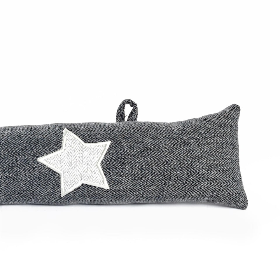 image 1 of Nicola Spring Herringbone Draught Excluder - 78.5cm - Star