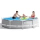 image 4 of Intex Prism Frame Pool With Filter Pump - Grey