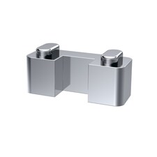 Balterley Wetroom Accessories Screen Support Foot | Silver | Chrome | 1