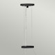 image 2 of Hinkley Willow Cylindrical Pendant Ceiling Light Carbon Black with Deluxe Gold