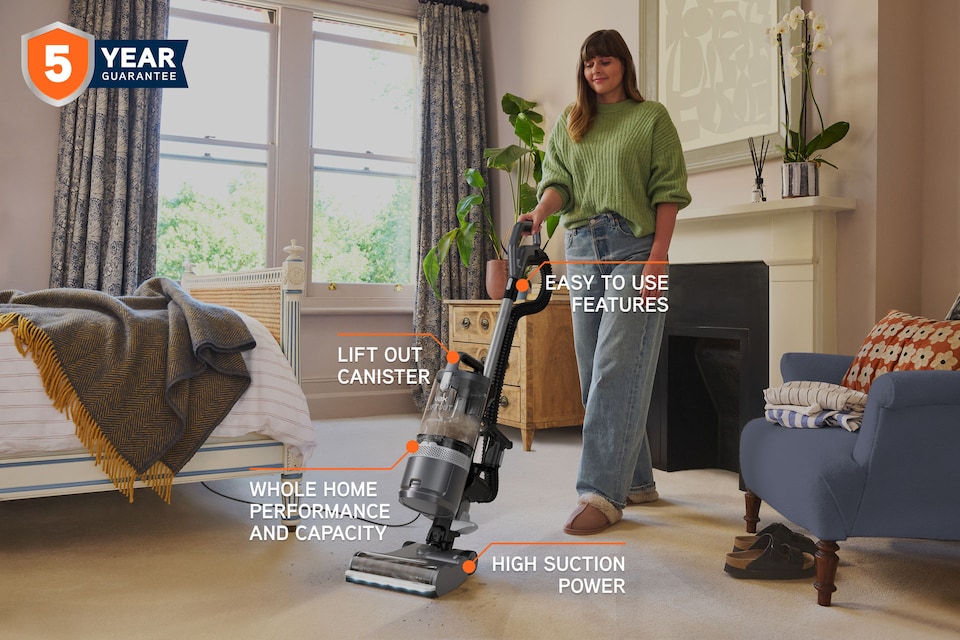 image 1 of VAX LiftOut Corded Upright Vacuum Cleaner CDUP-LOXS