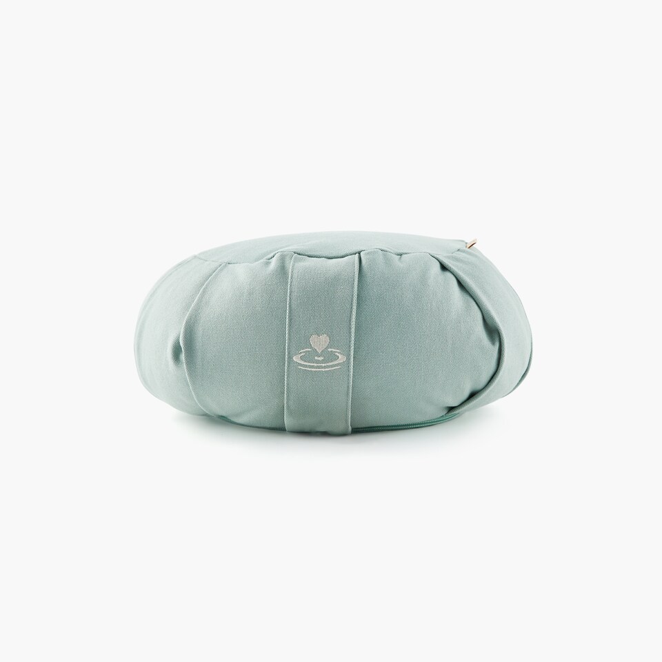 image 1 of Myga Zafu Yoga Meditation Cushion - Teal | Blue