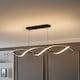 image 2 of ValueLights Infinity Black Double Twist Integrated LED Ceiling Light | Black