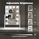 image 4 of Emitto LED Hollywood Makeup Vanity Mirror  Dimmable 3 Colour Lights 31x47cm