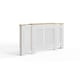 image 1 of Longslow Adjustable Radiator Cover | White | White