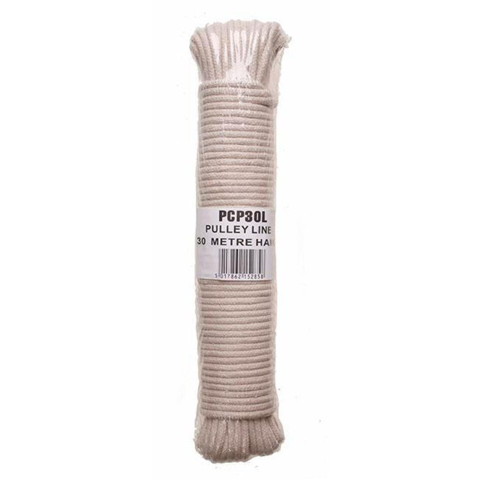 30m Cotton Pulley Line 5mm - One Colour - One Size