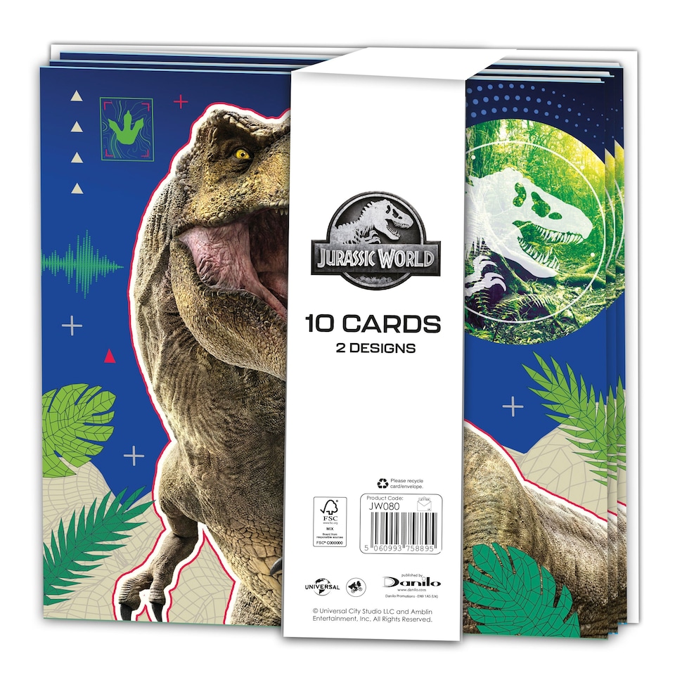 image 1 of Jurassic World Multipack of 10 Cards
