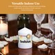 image 3 of Bolsius Pillar Candle Decorative Home Decor Round Candle Unscented White