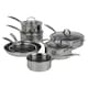 image 1 of 7 Piece Stainless Steel Non Stick Induction Cookware Set
