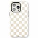 image 1 of Neutral Checkerboard Phone Case | Brown | iPhone 16 Plus
Slim | iPhone 16 Plus
Slim
