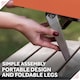 image 7 of George Foreman 12'' Deep Orange Wood Pellet Pizza Oven with Paddle & Carry bag GFWPPO1ORPC
