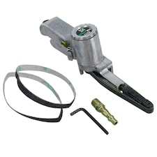 10mm Wide Air Finger Belt Sander Power File Detail Sanding Paint Rust Removal