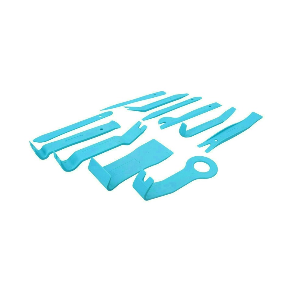 image 1 of 11pc Plastic Car Trim Panel Upholstery Removal Removers Non Scratch Set