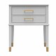 image 4 of Westerleigh End Table Dove Grey Grey | Dove Gray