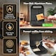image 5 of Vonshef Waffle Maker Large 4 Slices, Non-Stick Plates, 1400W