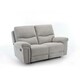 image 6 of Fosse 2 Seater Manual Recliner Sofa Grey | Dark Grey