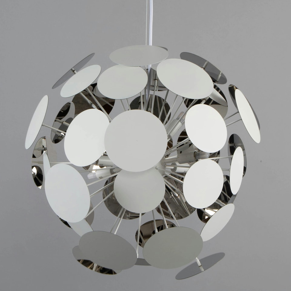 image 1 of BHS Sputnik Discs Ceiling Pendant Light, Matte White
