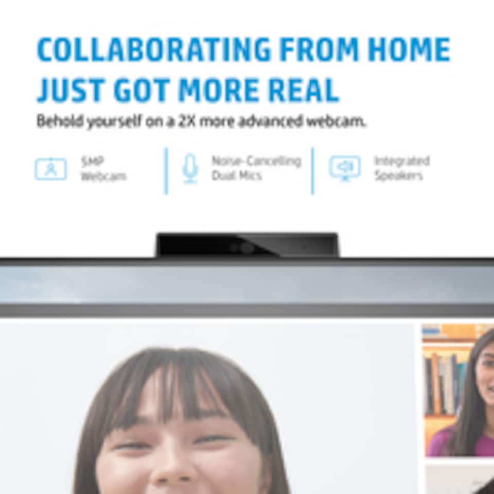 image 1 of HP E-Series E27m G4 QHD USB-C Conferencing Monitor, 68.6 cm (27"), 2560 x 1440 pixels, Quad HD, LCD, 5 ms, Black, Silver | Black | Black, Silver | 59.7 cm