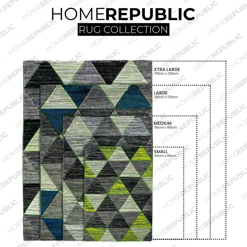 image 1 of Home Republic Vision Carved Rug - 80 x 150 Yellow