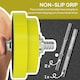 image 6 of HOMCOM Adjustable 20KGS Barbell & Dumbbell Set for Home Gym, Yellow Standard