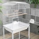 image 8 of PawHut Bird Cage for Budgie Finch Canary Parakeet W/ Stand Tray White