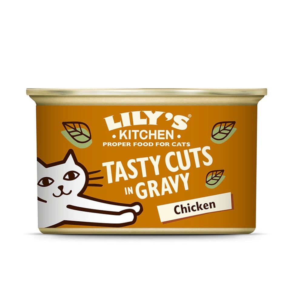 image 1 of Lily's Kitchen Cat Tasty Cuts Chicken 85g (Pack of 24)